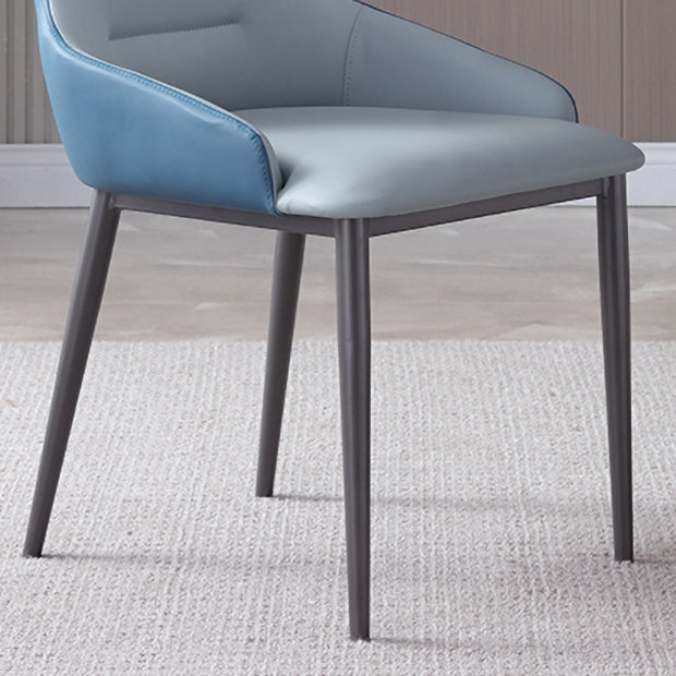 Silla de comedor de metal moderna, silla de comedor tapizada de tela de lino para uso en restaurantes