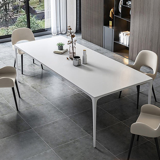 Simplicity Sintered Stone Rectangle Table 4 Legs Base Table for Home