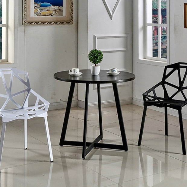 Metal Contemporary Dining Table Indoor Round Table for Kitchen