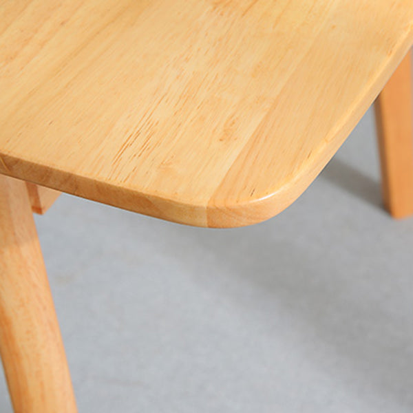 Moderner Stil eines Esstischs Rechteck fester Holz-Tropfen-Blatt-Tisch mit 4 Beinen