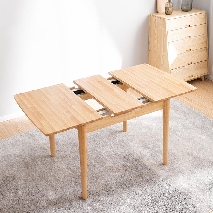 Moderner Stil eines Esstischs Rechteck fester Holz-Tropfen-Blatt-Tisch mit 4 Beinen