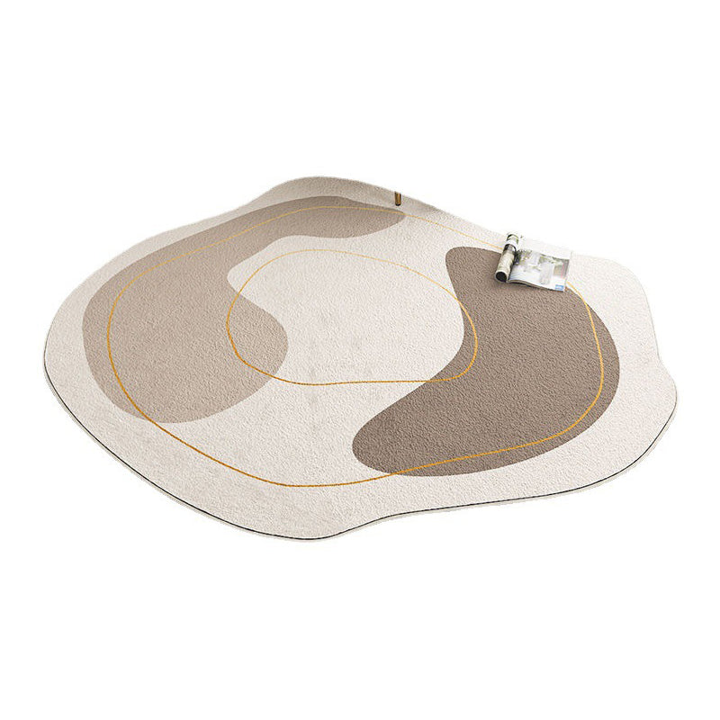 Modern Shaped Design Carpet Indoor Rug Non-Slip Backing Rug for Home Decor