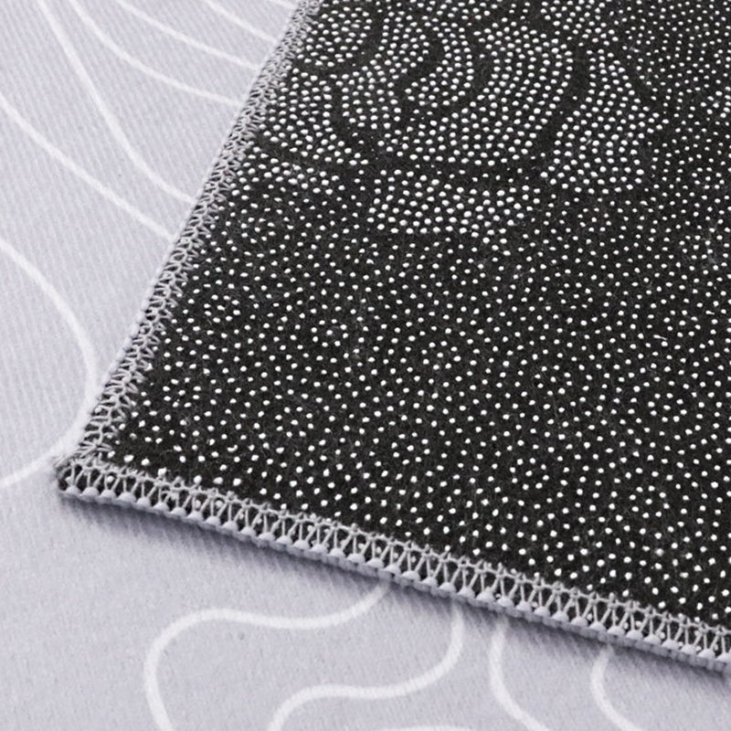 Area Rug Creative Minimalist Carpet Polyester Anti-Slip Backing Rug for Living Room