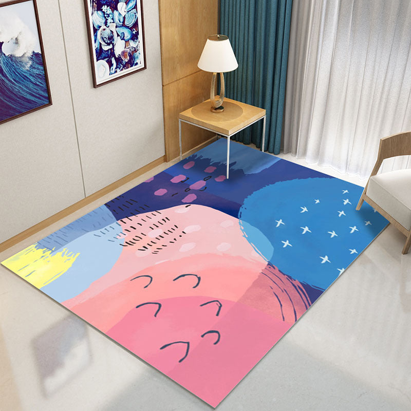 Alfombra moderna de la alfombra moderna de poliéster de poliéster alfombras de alfombra resistente a la alfombra para decoración del hogar