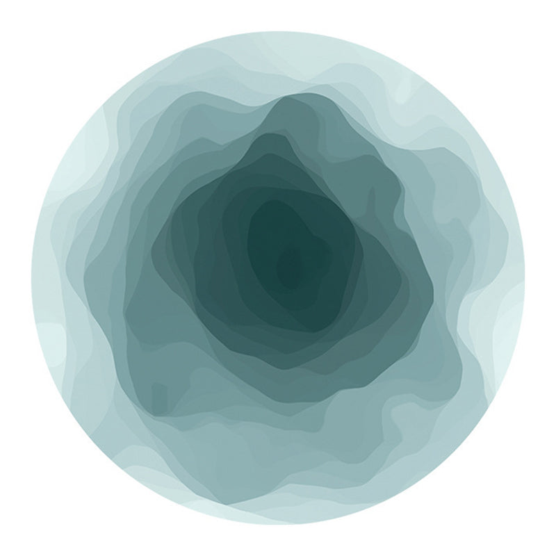 Pink Modern Rug Polyester Gradient Pattern Rug Washbale Rug for Home Decor