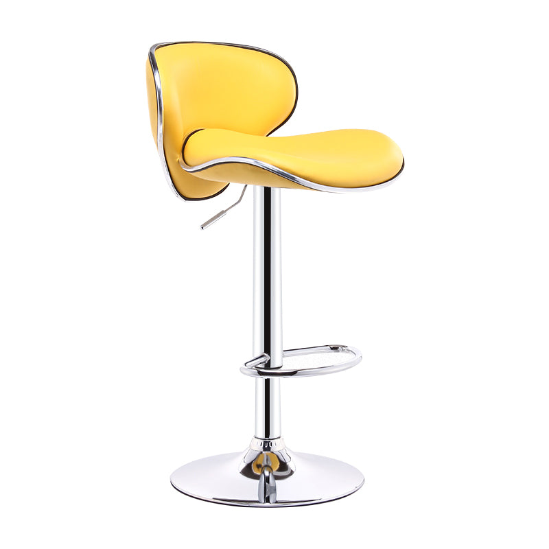 Indoor Nordic Bar Stool Adjustable Height Swivel Armless Stool