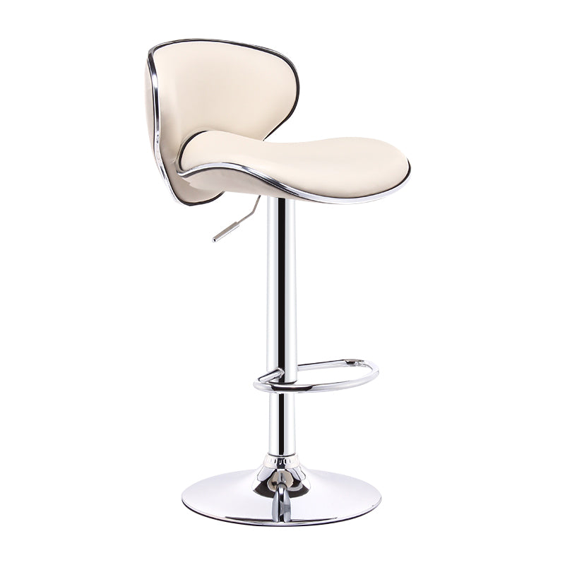 Indoor Nordic Bar Stool Adjustable Height Swivel Armless Stool