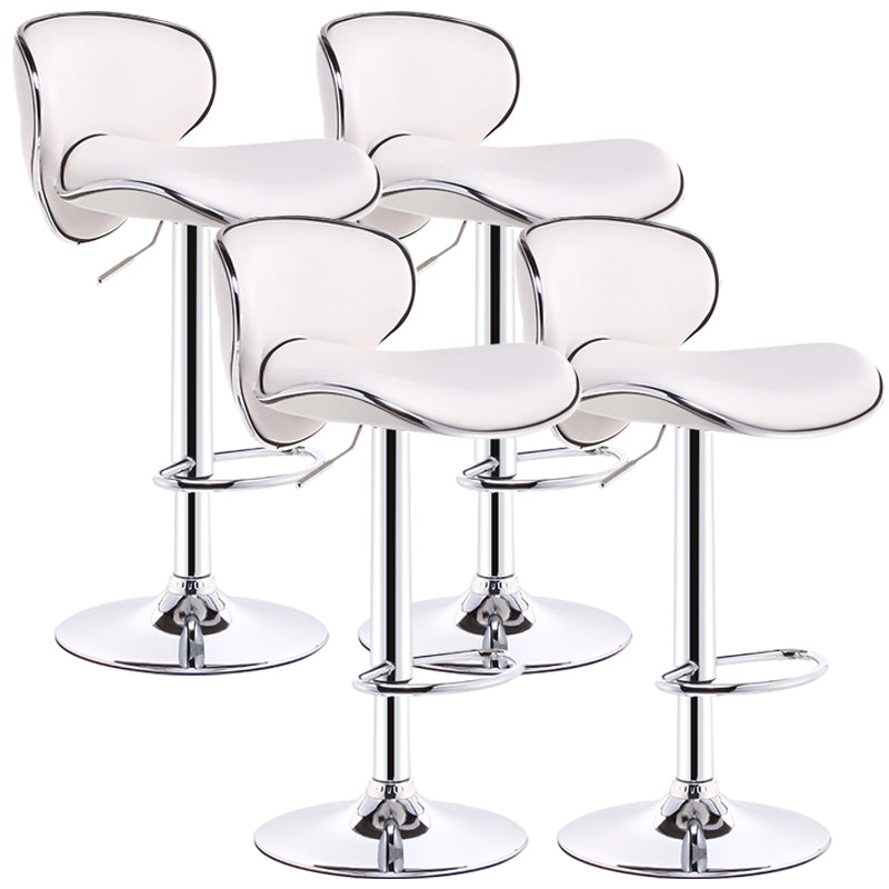 Indoor Nordic Bar Stool Adjustable Height Swivel Armless Stool