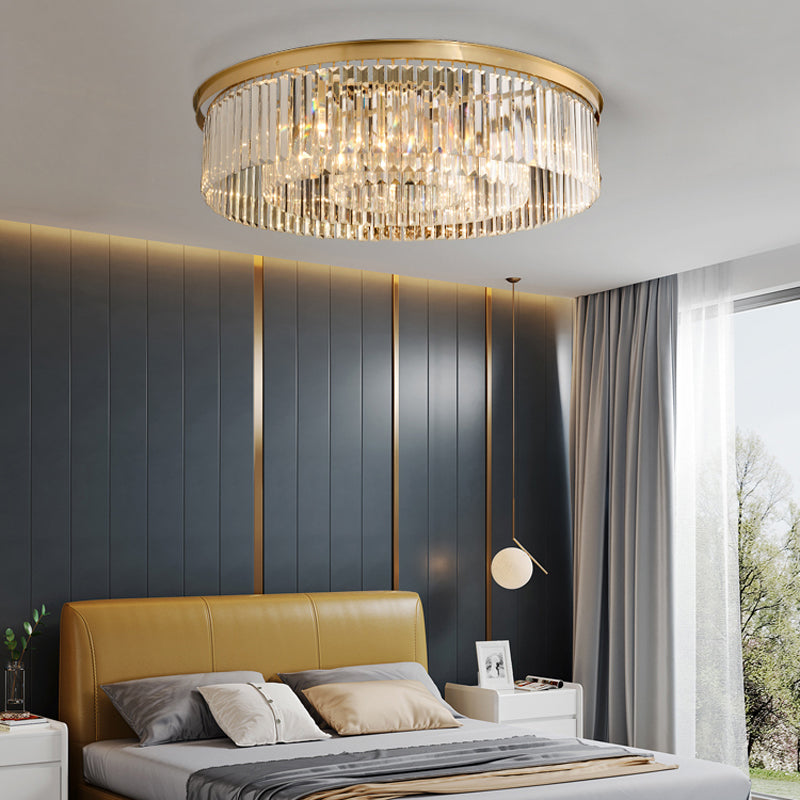 Illuminazione a soffitto in cristallo multitesta Plafoniere moderne da incasso