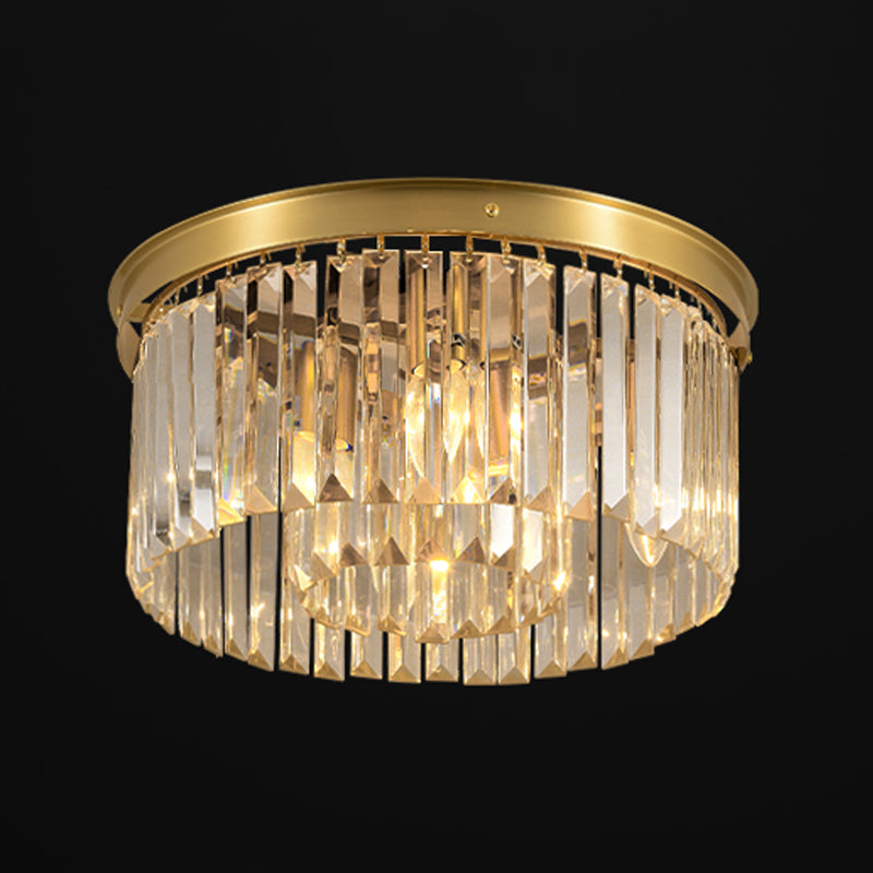 Illuminazione a soffitto in cristallo multitesta Plafoniere moderne da incasso