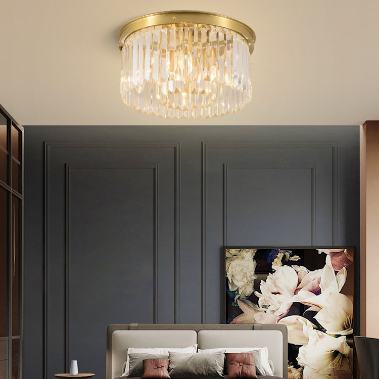 Illuminazione a soffitto in cristallo multitesta Plafoniere moderne da incasso