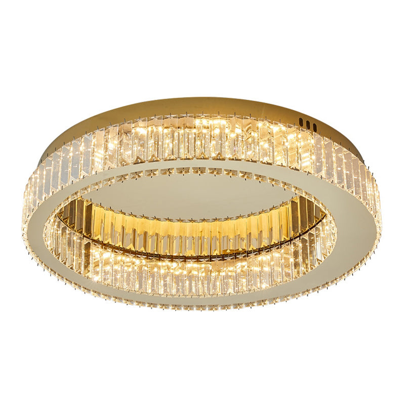 Gold Modern Flush Mounted Ceiling Lights LED Ceiling Mount Lighting for Living Room