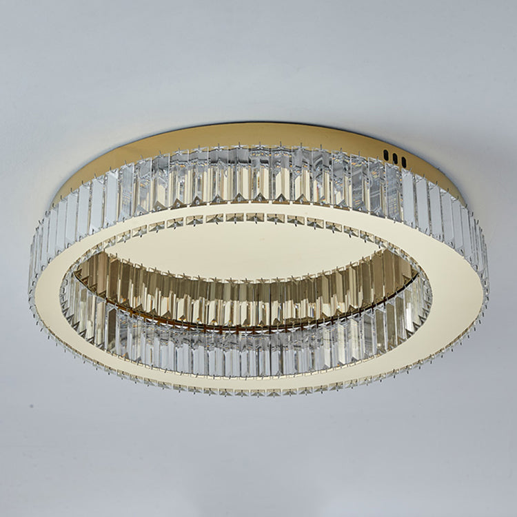Gold Modern Flush Mounted Ceiling Lights LED Ceiling Mount Lighting for Living Room
