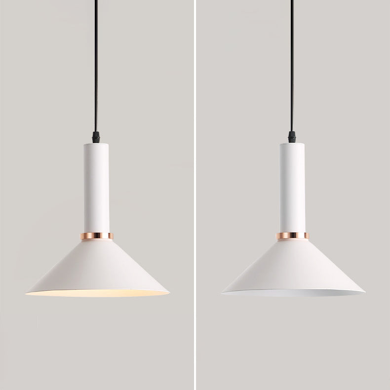 Pendant de style nordique Macaron Light Metal 1 lumière suspendue Lumière pour le chevet