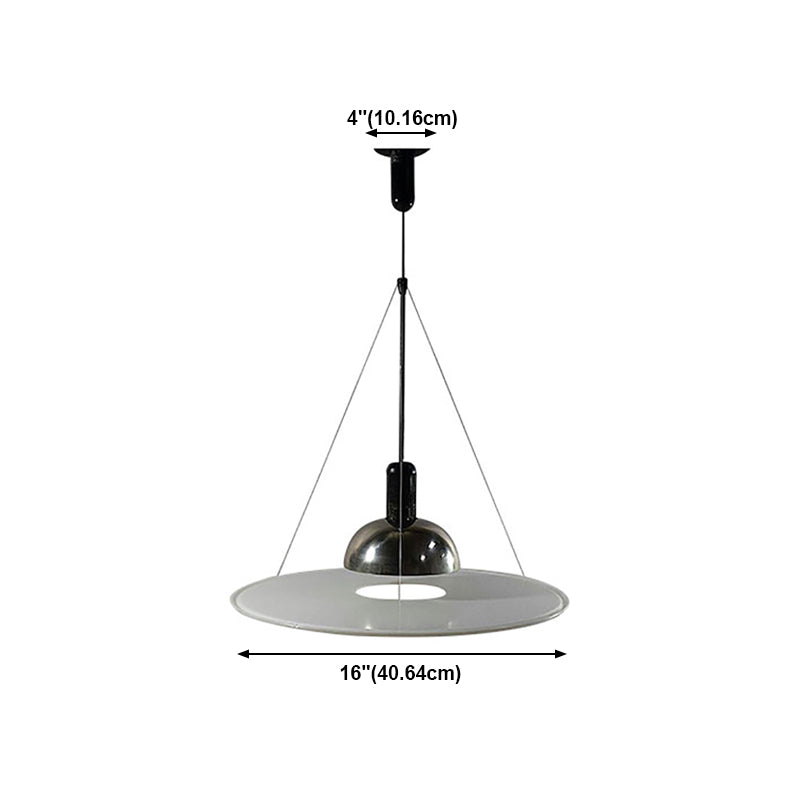 Style moderne 1 Light Pendant Light Metal Hanging Light for Dinning Room
