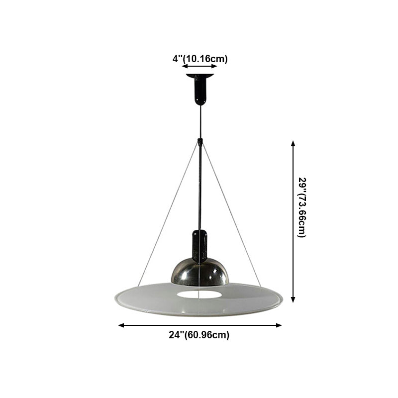 Style moderne 1 Light Pendant Light Metal Hanging Light for Dinning Room