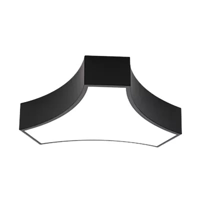 Metal and Acrylic Ceiling Mount Light Modern Style LED Ceiling Lamp for Living Room