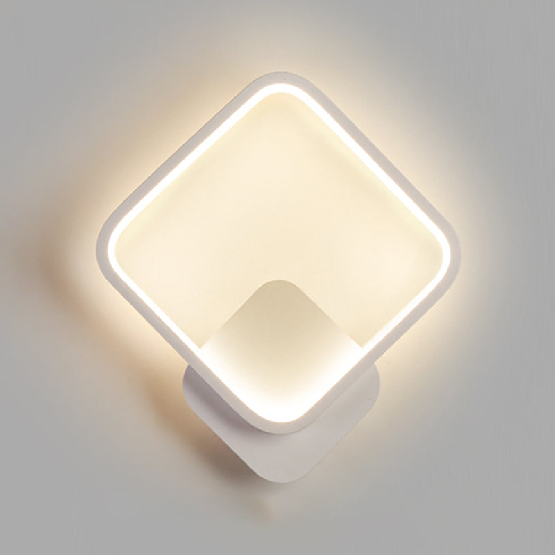 Modern Round Household Wall Sconce Fixture Simple Wall Light for Bedroom Sitting Room