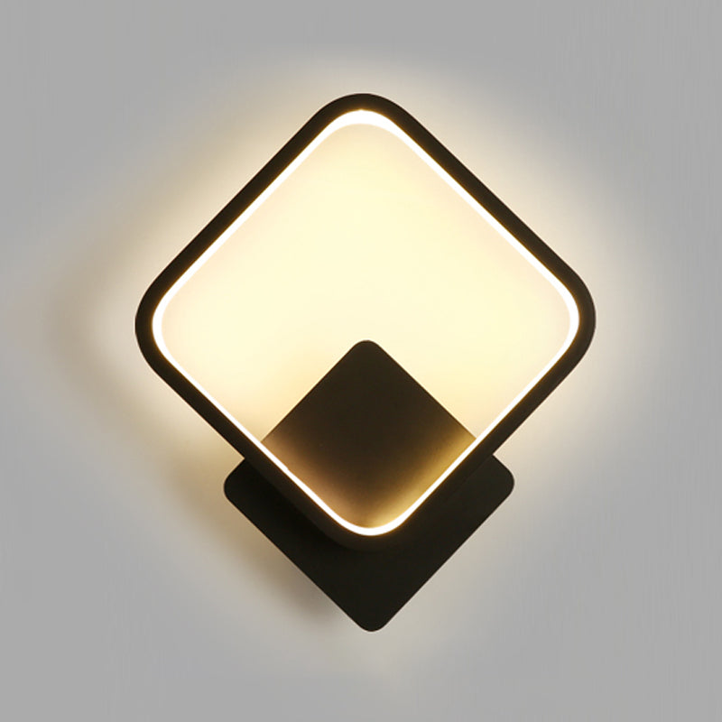 Modern Round Household Wall Sconce Fixture Simple Wall Light for Bedroom Sitting Room