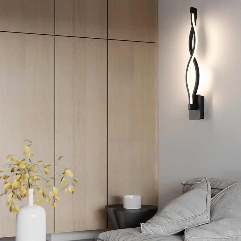 Luz de pared de la sala de estar Minimalismo moderno LED 2 Ligera de montaje de pared