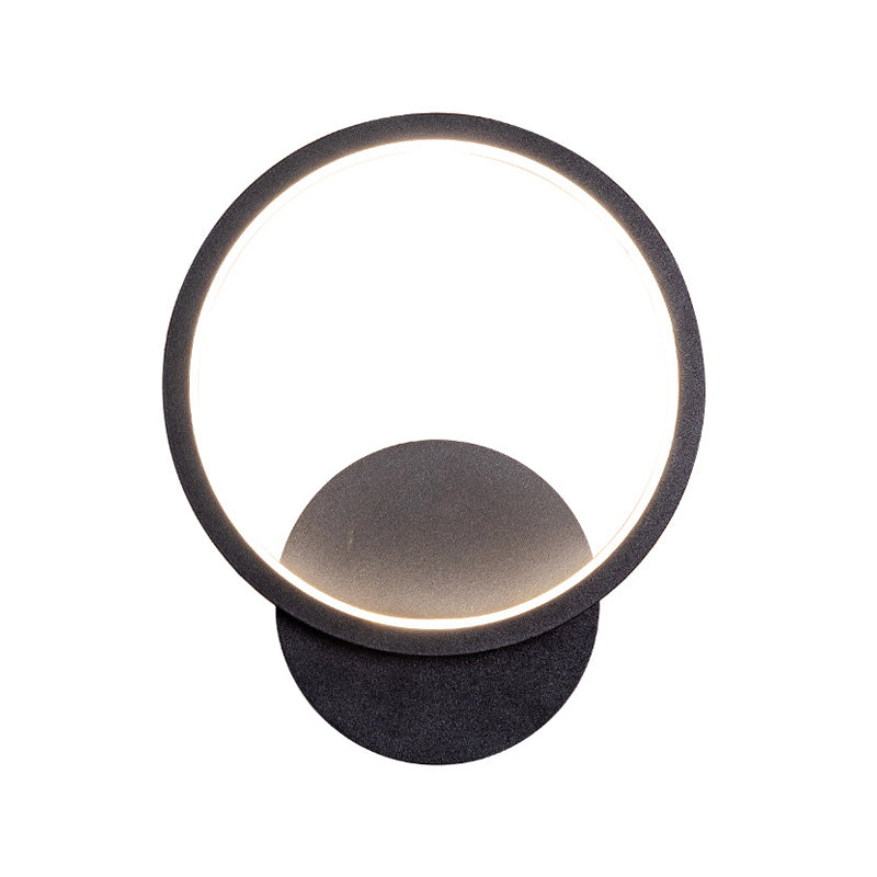Modernistische Ringwandleuchter -LED -Minimalismus -Wandmontage Licht für Esszimmer