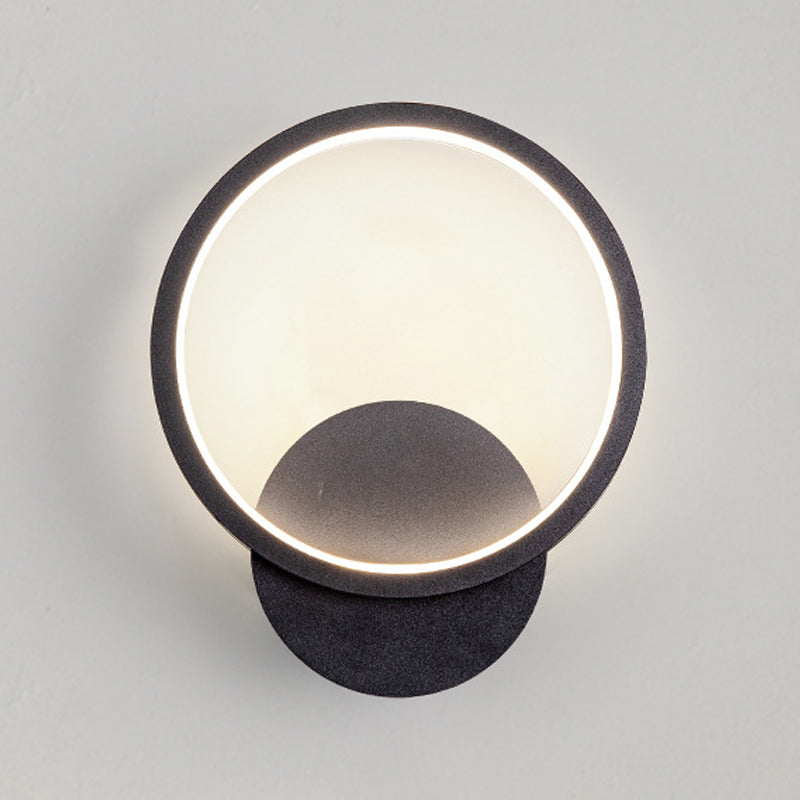 Modernistische Ringwandleuchter -LED -Minimalismus -Wandmontage Licht für Esszimmer