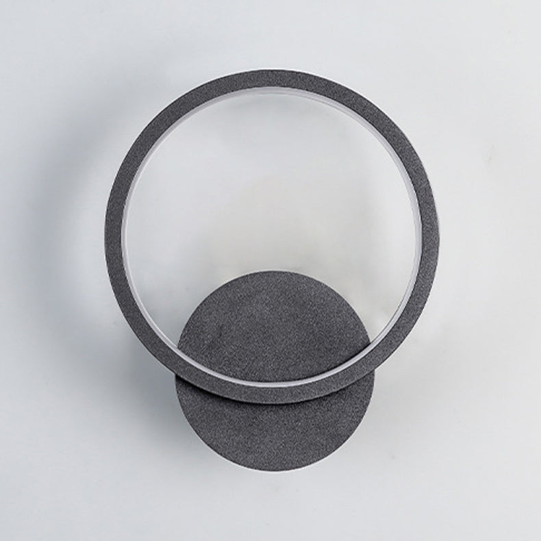 Modernistische Ringwandleuchter -LED -Minimalismus -Wandmontage Licht für Esszimmer