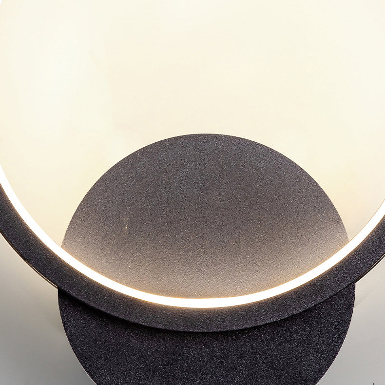 Modernistische Ringwandleuchter -LED -Minimalismus -Wandmontage Licht für Esszimmer