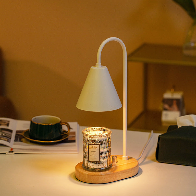 Lampada da tavolo semplice aromaterapia Lampada da scrivania in cera che scioglie (senza candele di aromaterapia)