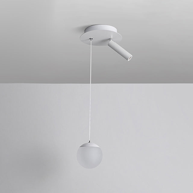 Éclairage nordique de petit pendentif blanc