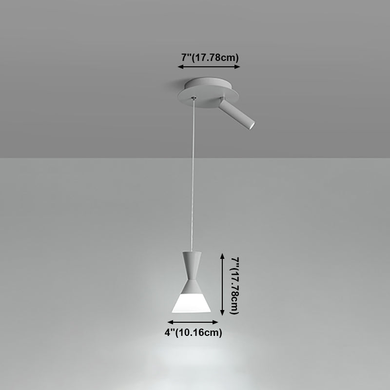 Éclairage nordique de petit pendentif blanc