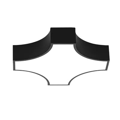 Metal and Acrylic Ceiling Mount Light Modern Style LED Ceiling Lamp for Living Room