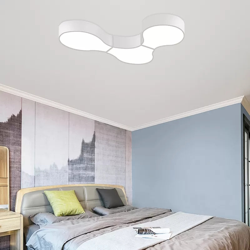 Metal and Acrylic Ceiling Mount Light Modern Style LED Ceiling Lamp for Living Room
