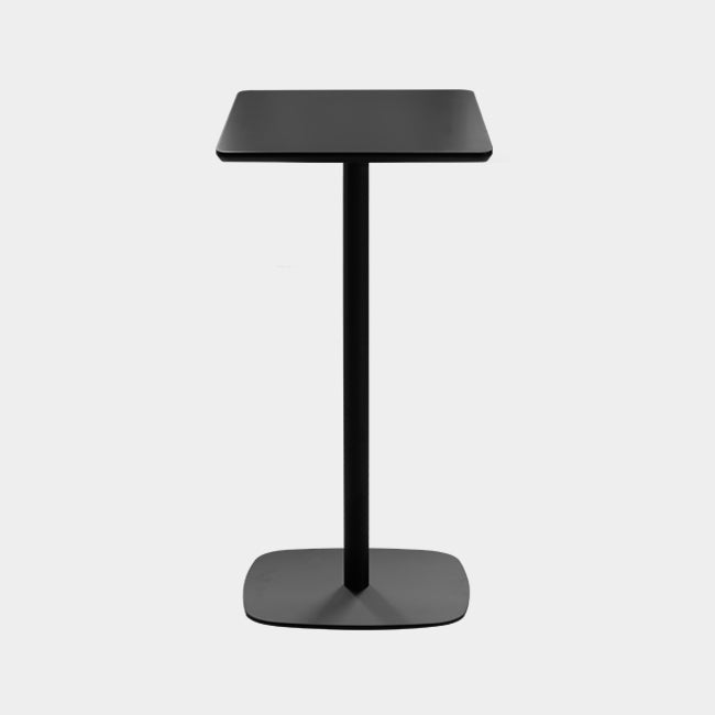 Mesa de barra de metal industrial Top 41.3 "H Table de bistro de pedestal para café