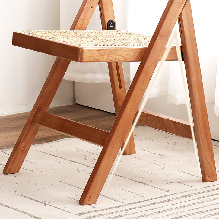 Eigentijdse stijl vouwstoel stoelloze open achterstoelen met houten benen