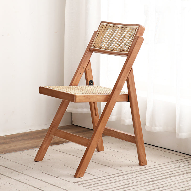 Eigentijdse stijl vouwstoel stoelloze open achterstoelen met houten benen