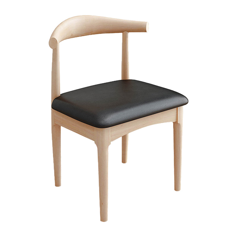 Zeitgenössischer Stil Holz Essstühle Armless Open Rückenstuhl
