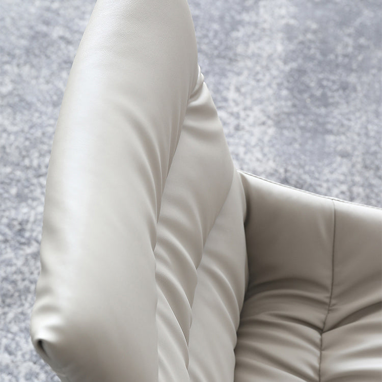 Sillas de comedor estilo moderno Sillas sin brazos para cocina con patas de metal