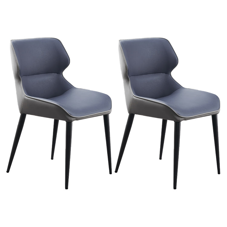 Silla de comedor de metal contemporánea, sillón orejero para uso en restaurantes