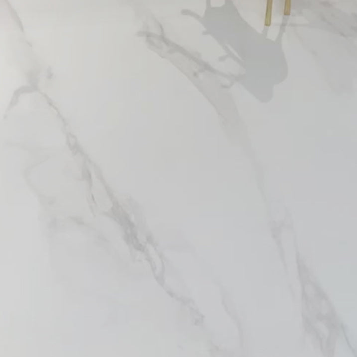 Rectangle Three-Color Dining Table Sintered Stone Table Luxury with 4 Legs