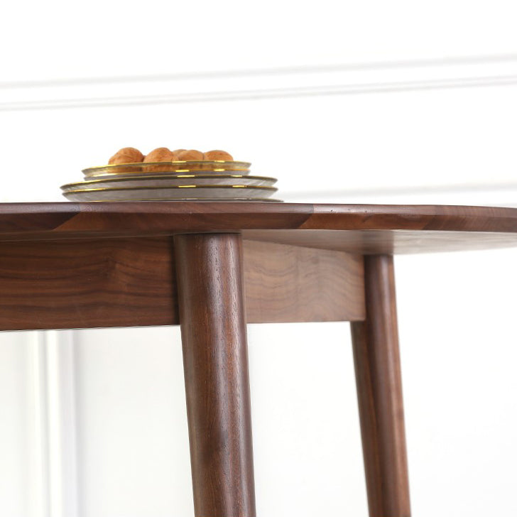 Round Dining Site Table Simplicity Style 4-foot Furniture with Turntable