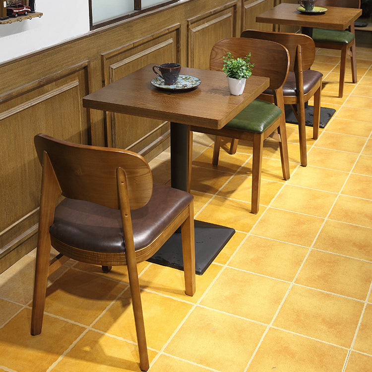 Industrial Style Dining Room Collection Solid Wood Dining Site Table for Home