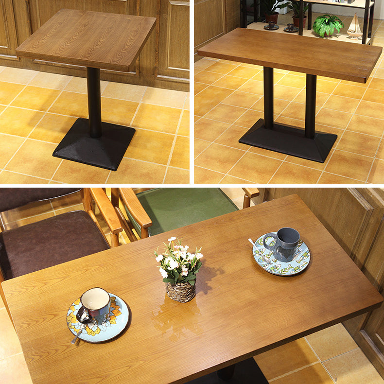 Industrial Style Dining Room Collection Solid Wood Dining Site Table for Home
