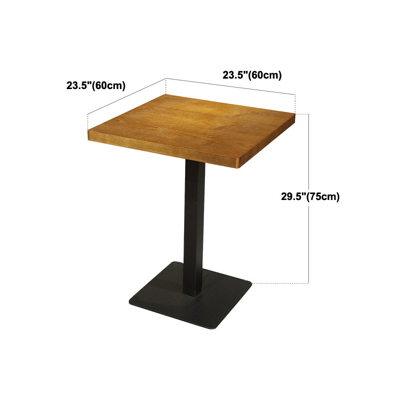 Industrial Style Dining Room Collection Solid Wood Dining Site Table for Home