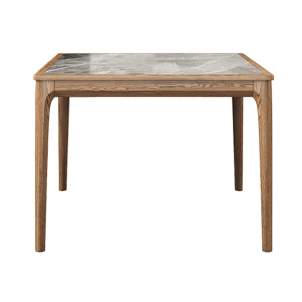 Industrieel grijs gesinterde stenen tafel standaard keuken eettafel met 4 potenbasis