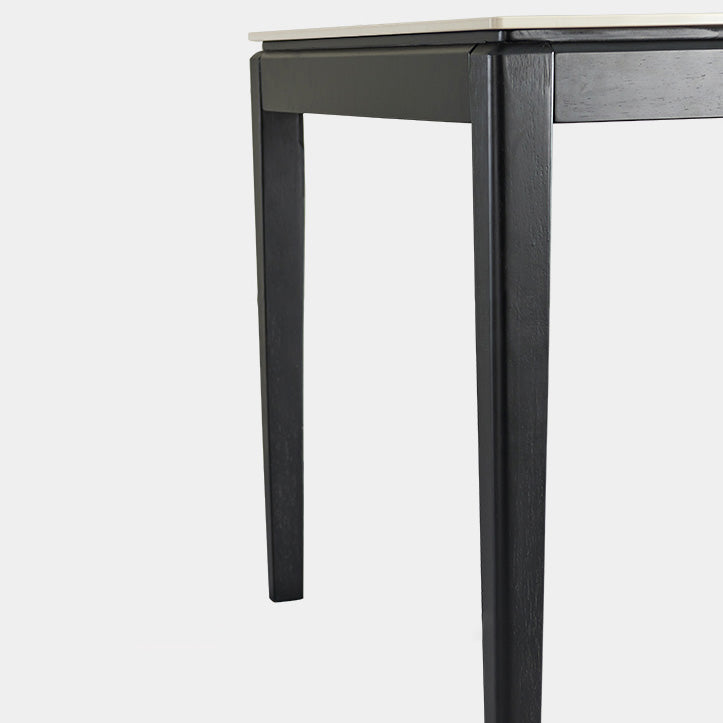 Industriële vierkante witte tafel gesinterde stenen standaard eettafel voor keuken