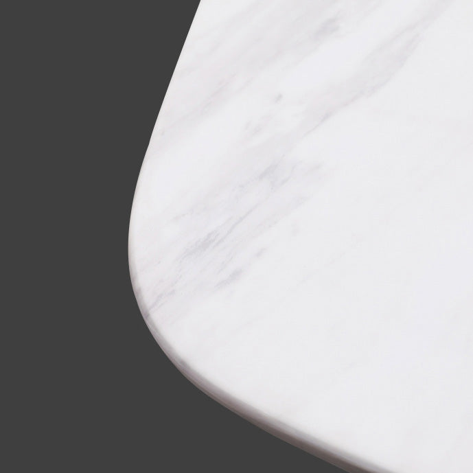 Mesa de comedor rectangular de estilo lujoso, mesa fija blanca con piedra sinterizada