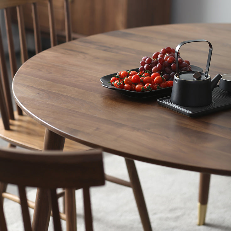 Mesa de comedor de 4 pies de 4 pies Mesa de madera sólida de estilo moderno para interiores