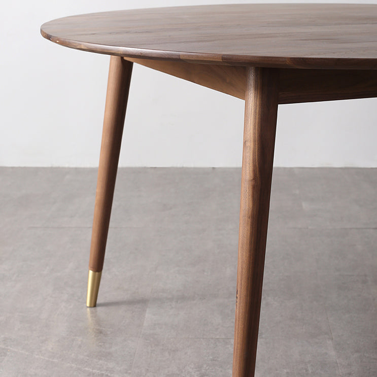 Mesa de comedor de 4 pies de 4 pies Mesa de madera sólida de estilo moderno para interiores