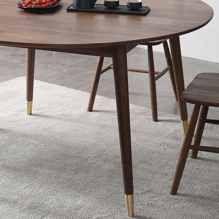 Mesa de comedor de 4 pies de 4 pies Mesa de madera sólida de estilo moderno para interiores